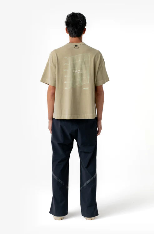 Camiseta Pace Wave Form Oversized "Stone Green"