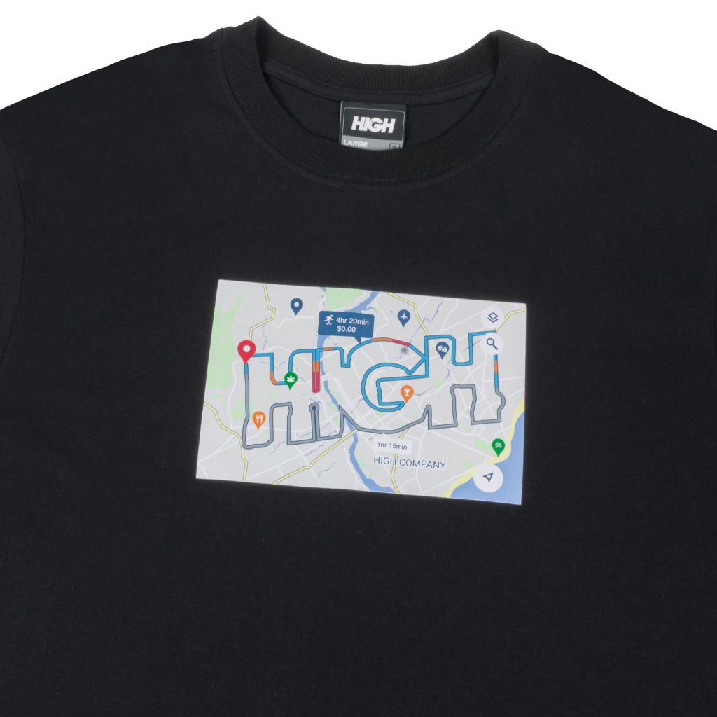 Camiseta High Maps "Black"
