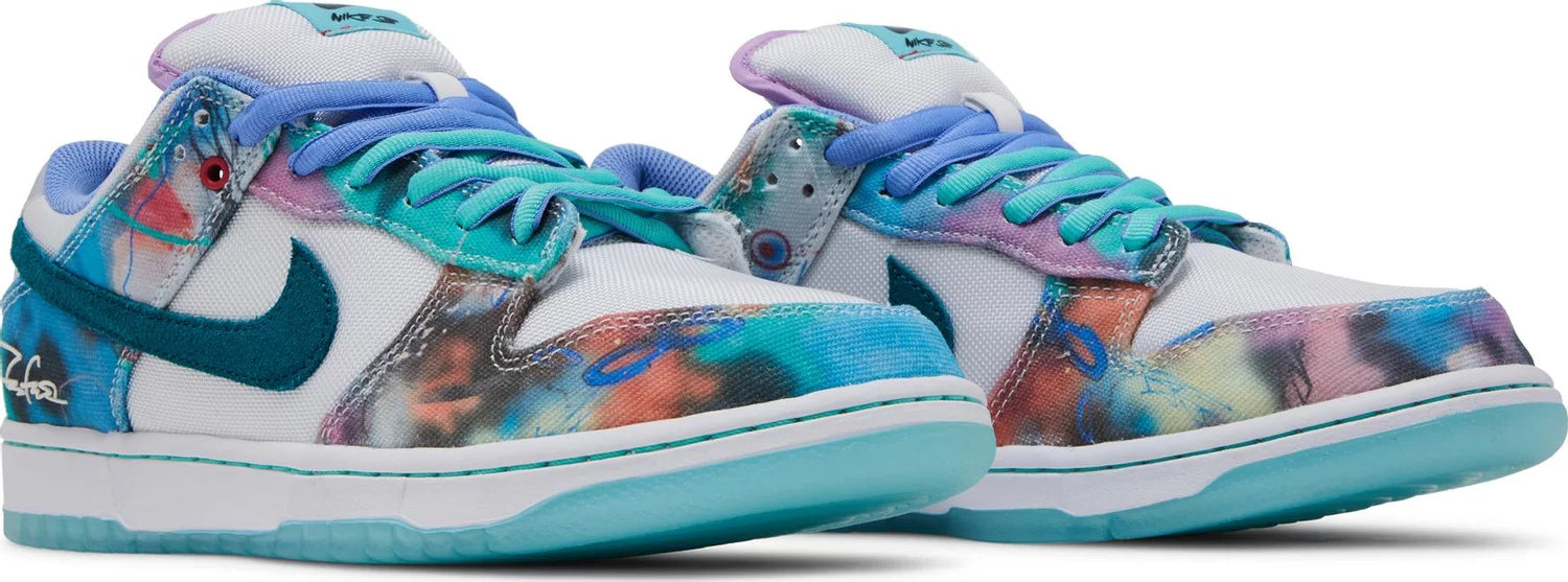 Futura Laboratories x Dunk Low SB "Bleached Aqua"