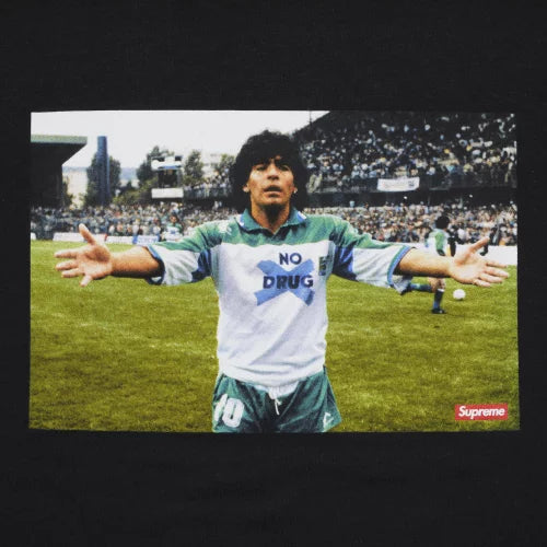 Camiseta Supreme Maradona "Black"