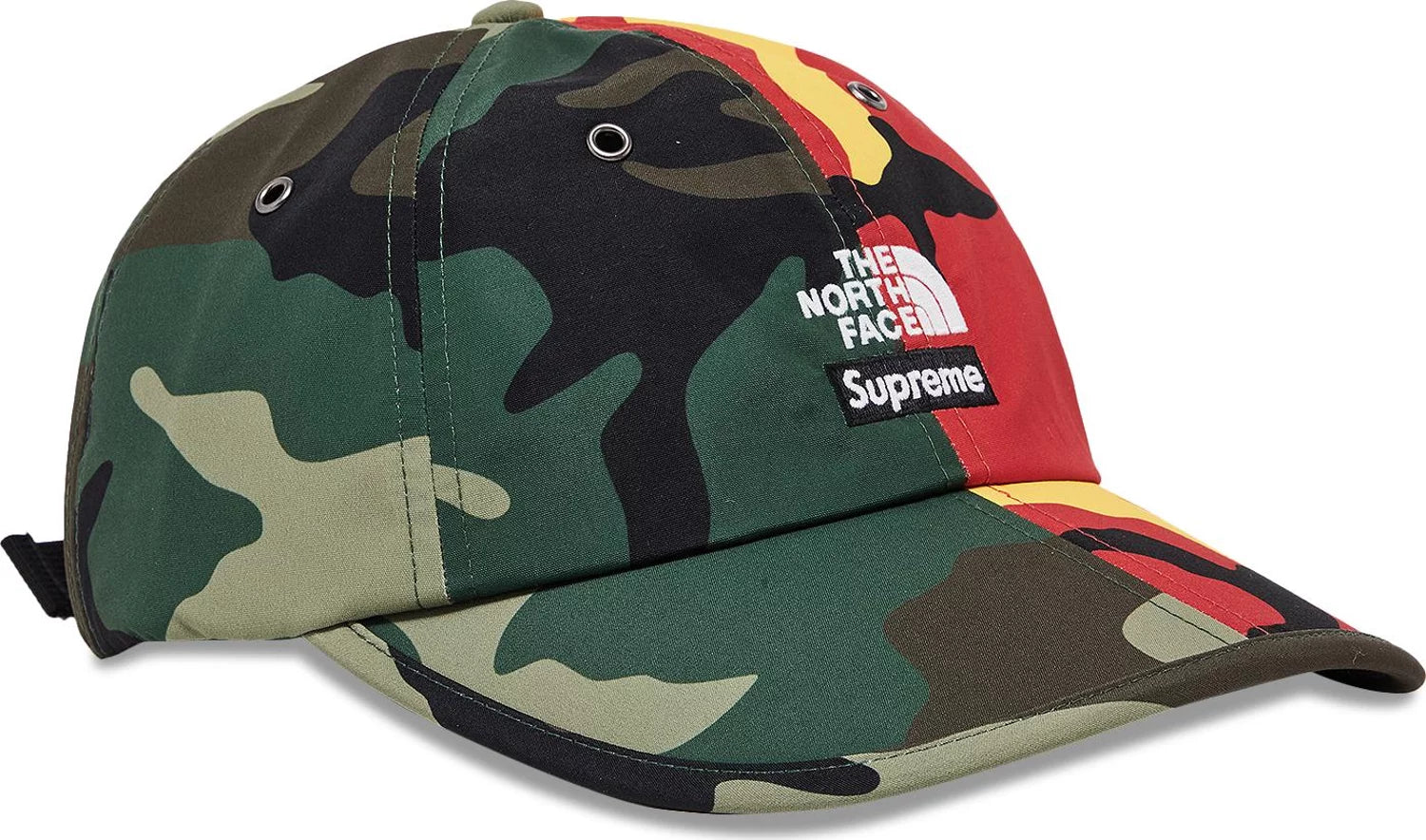 Boné Supreme x The North Face Split 6-Panel "Camo"