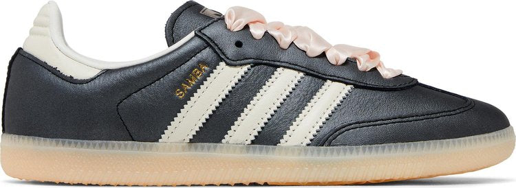 adidas Samba OG Black Pink Ribbon Laces