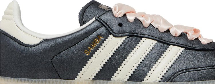 adidas Samba OG Black Pink Ribbon Laces