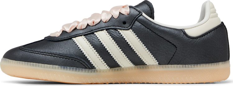 adidas Samba OG Black Pink Ribbon Laces