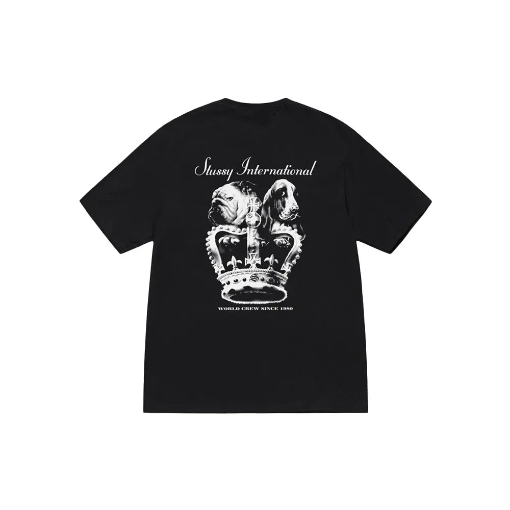 Camiseta Stussy Dog Crown "Black"
