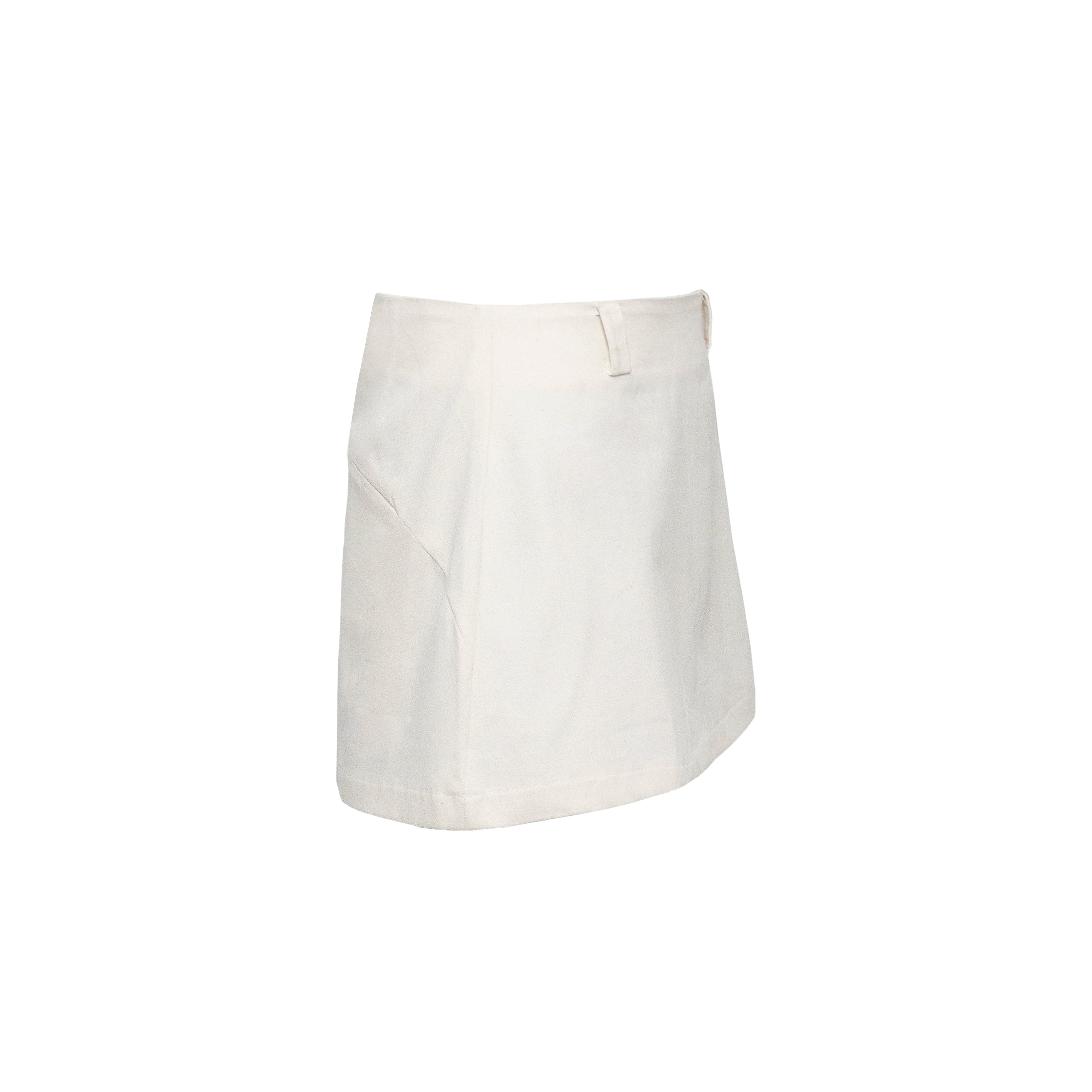 Quadro Creations Ada Off White Mini Skirt