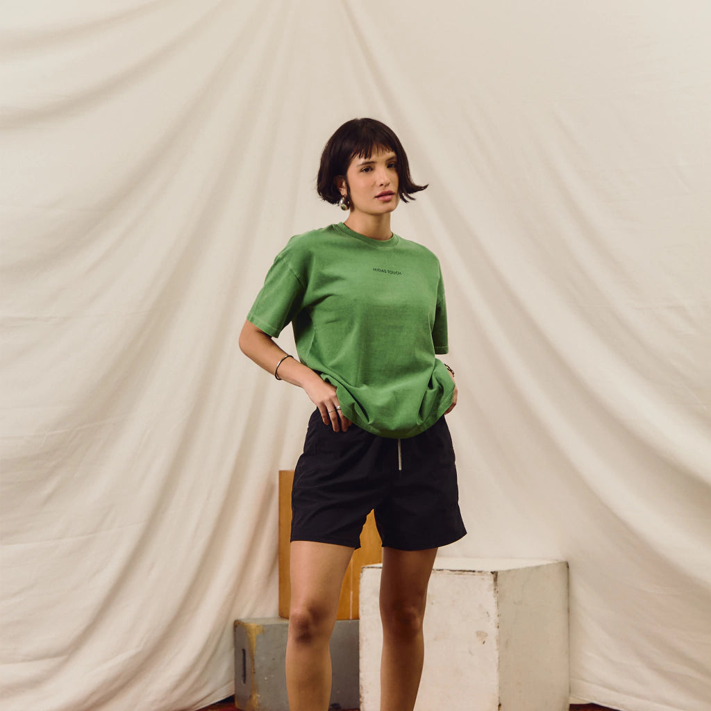 Camiseta Midas Touch Boxy "Olive"