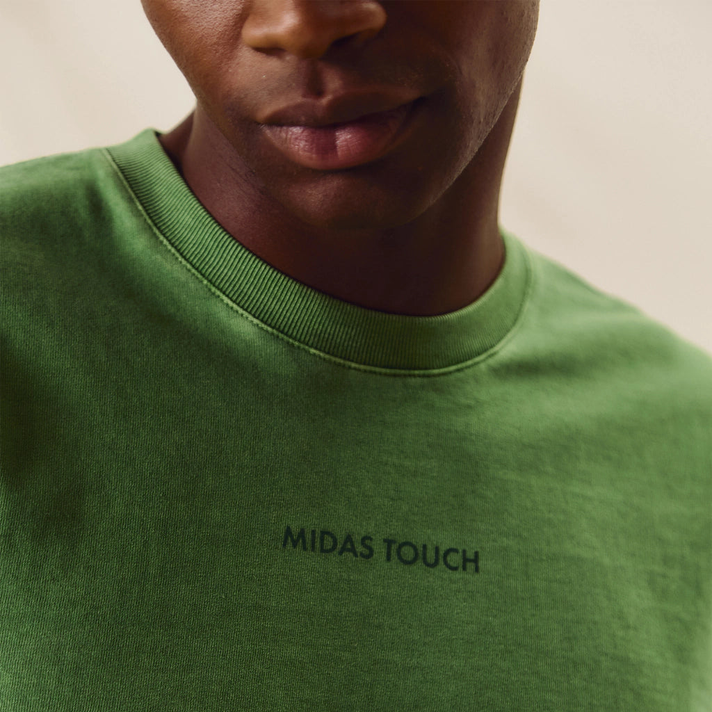 Camiseta Midas Touch Boxy "Olive"