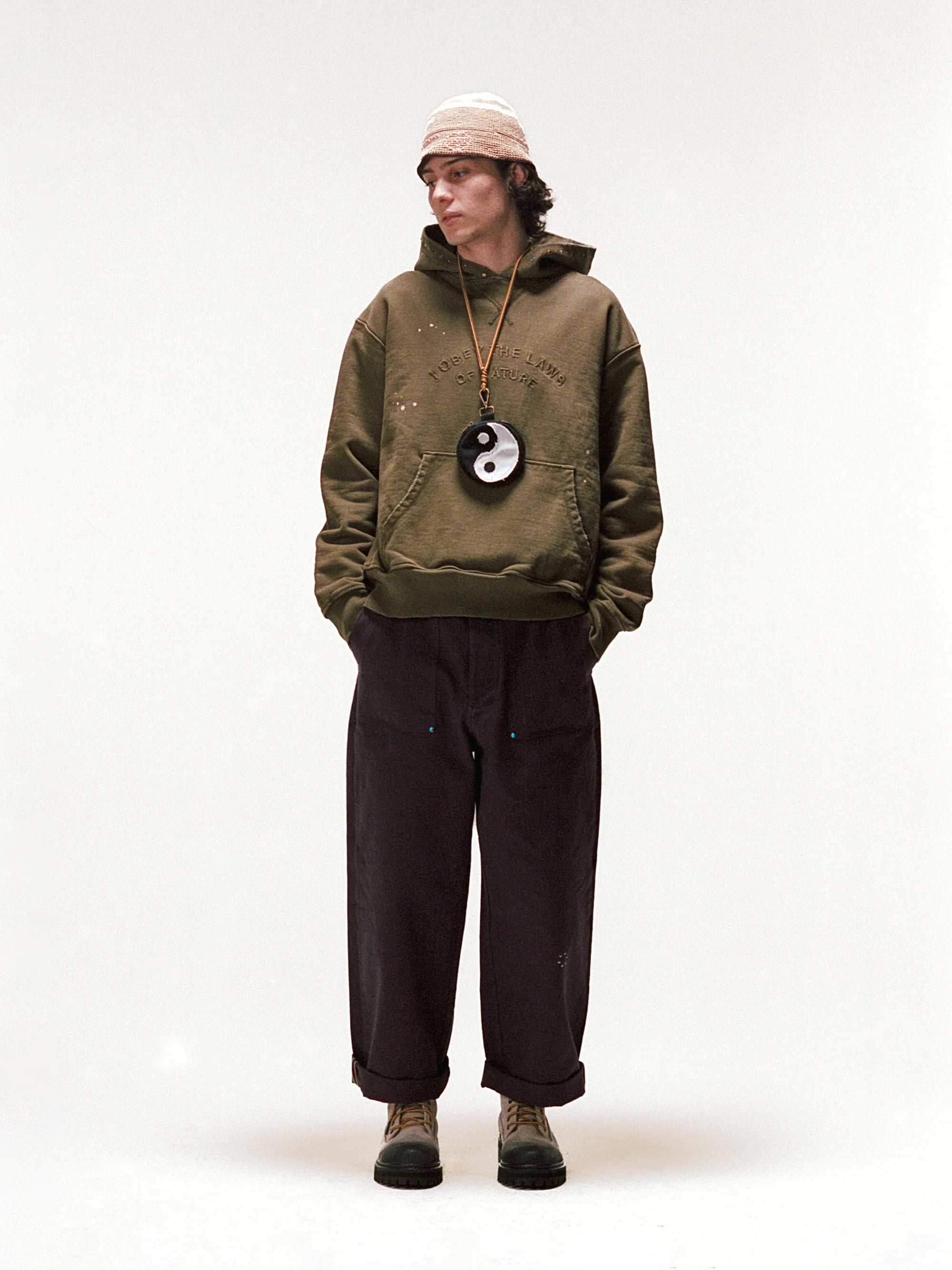 Moletom Piet Gems Faded Hoodie 600GSM "Deep Green"
