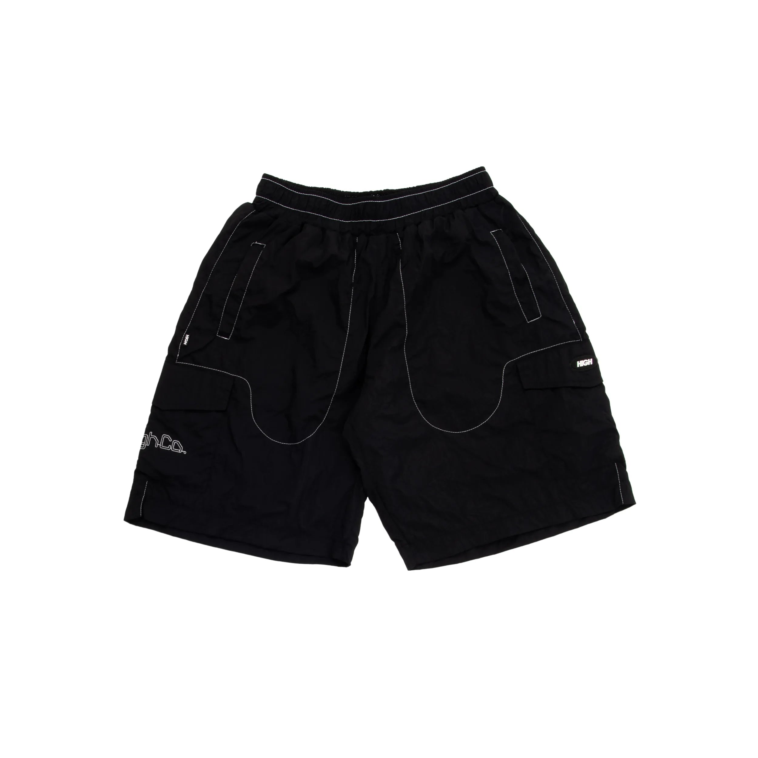 Shorts High Backstitch "Black"