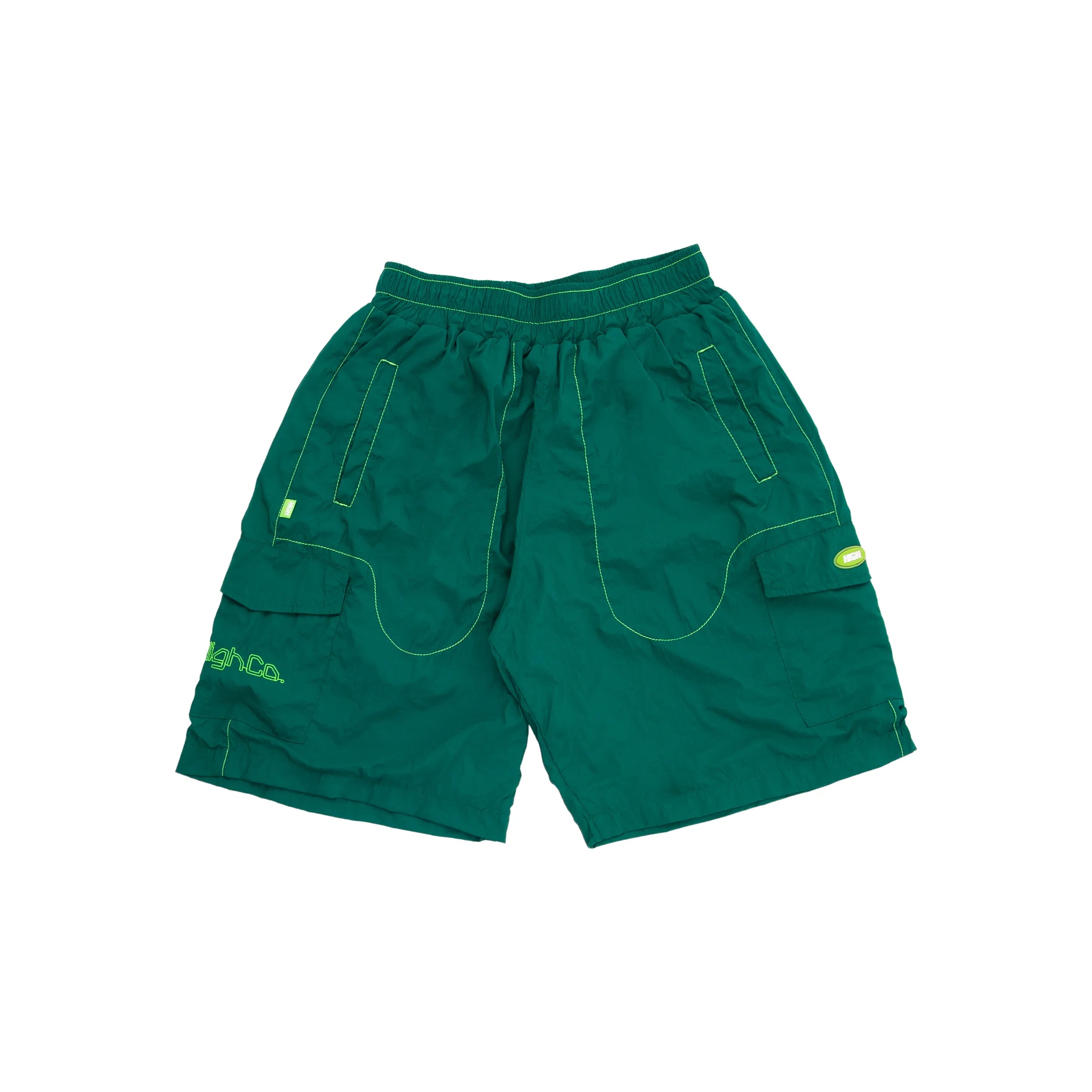 Shorts High Backstitch "Night Green"