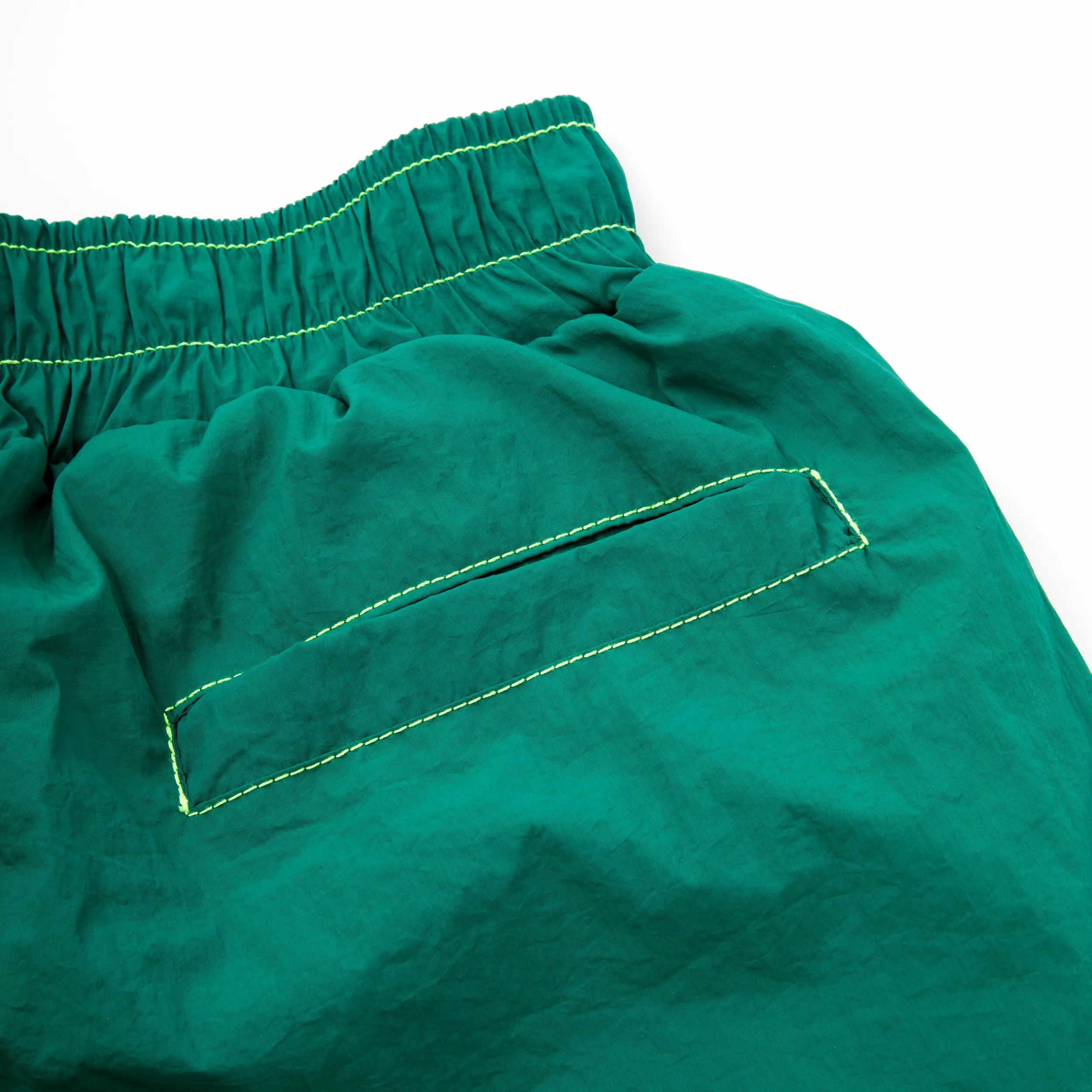 Shorts High Backstitch "Night Green"