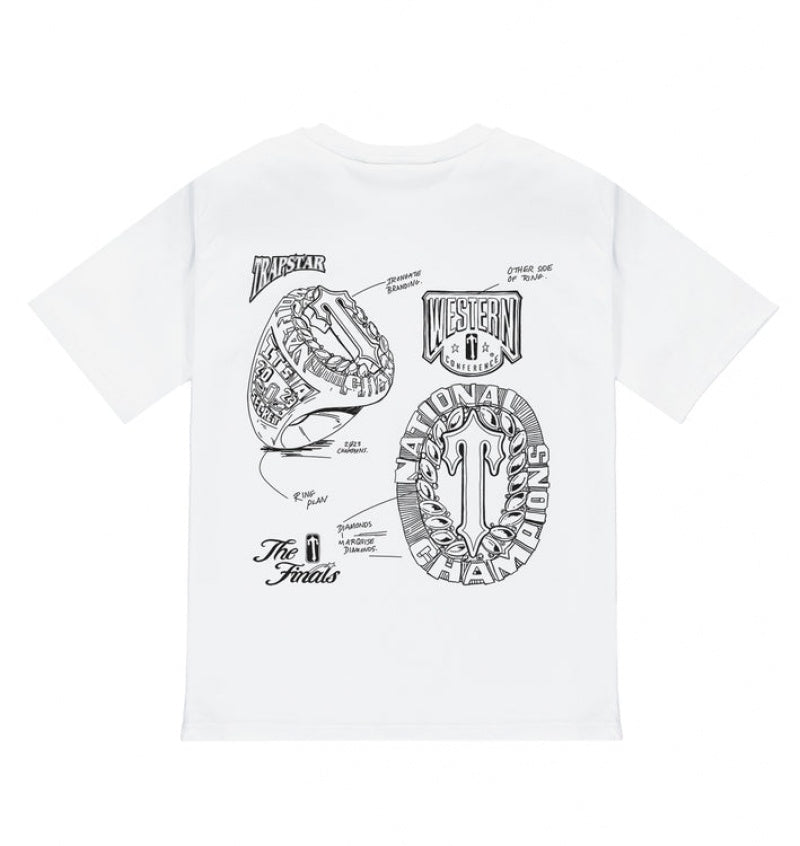 Camiseta Trapstar Game Time "White"