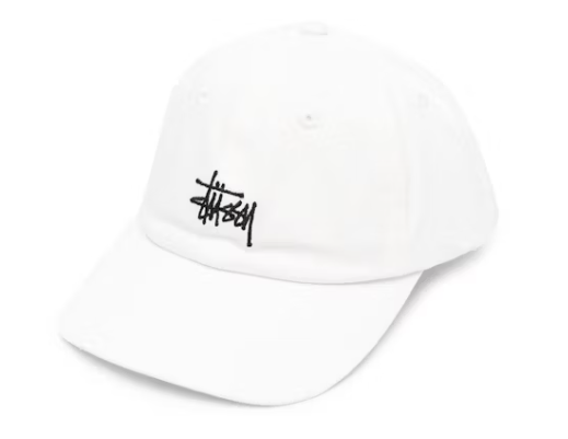 Boné Stussy Washed Low Pro "White"