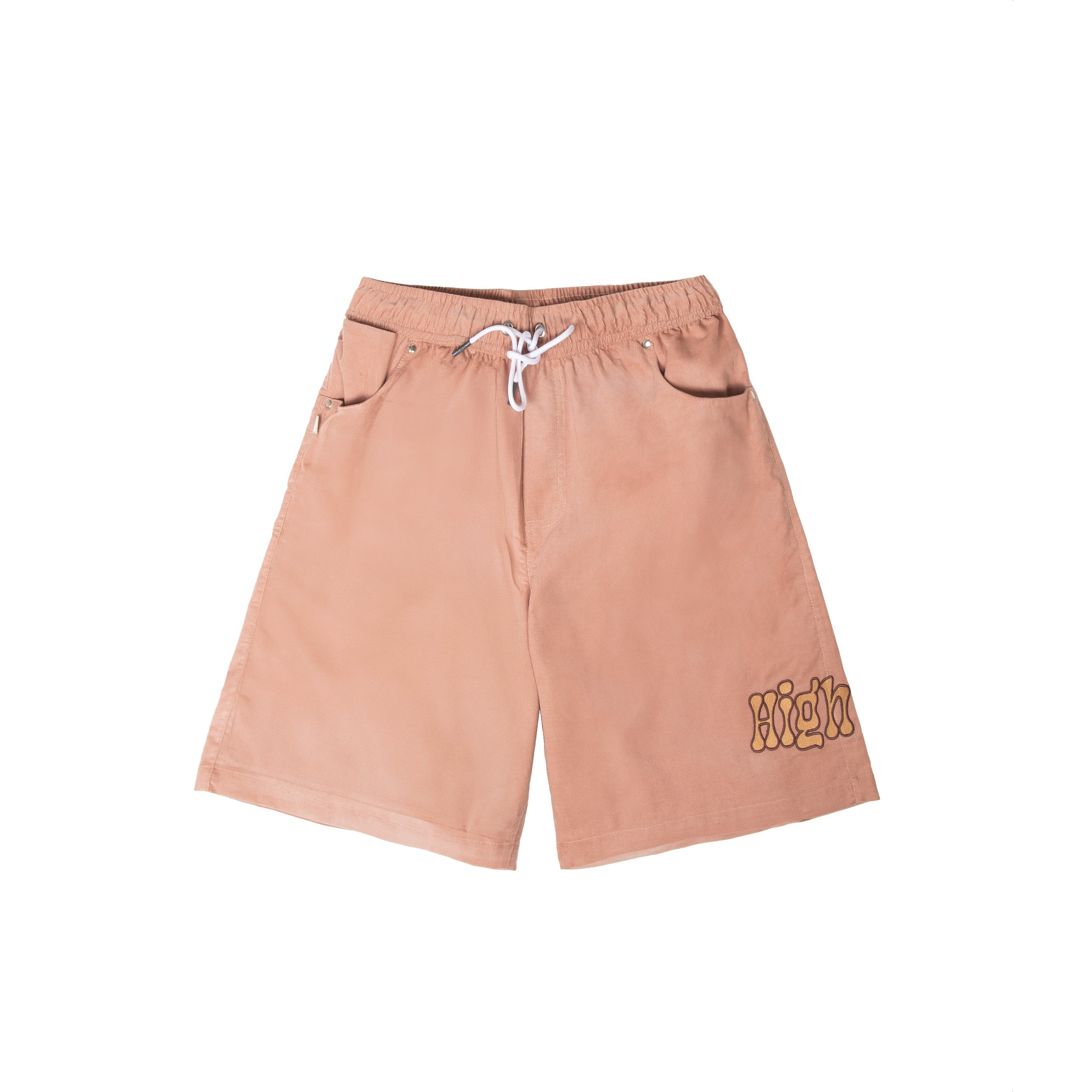 Shorts High Corduroy Beach "Beige"