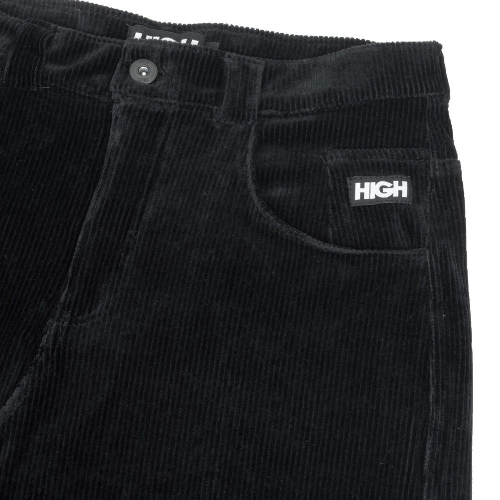 Calça High Corduroy Pants "Black"