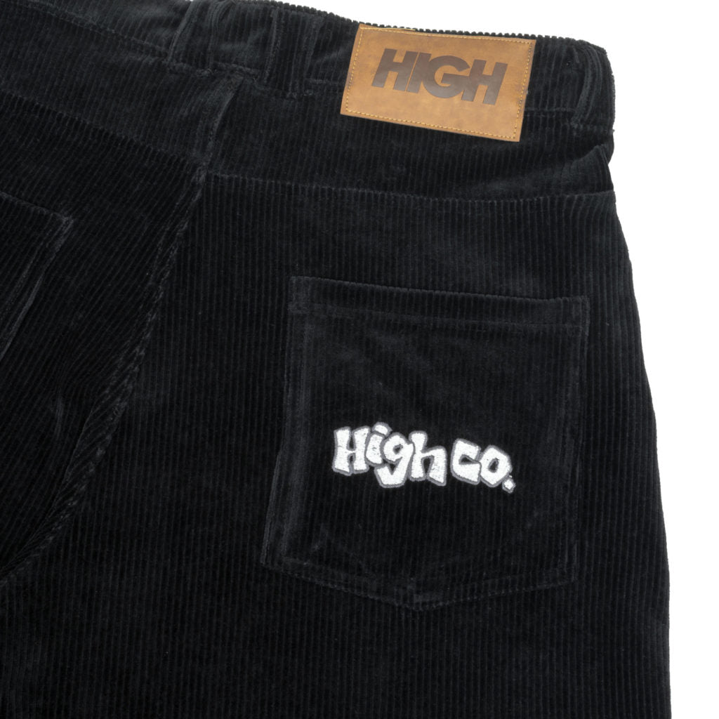 Calça High Corduroy Pants "Black"