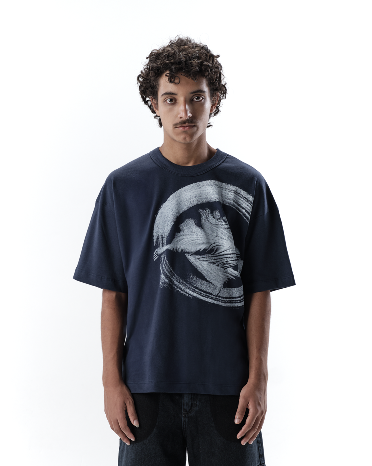 Quadro Creations Entrance Boxy Marinho T-shirt