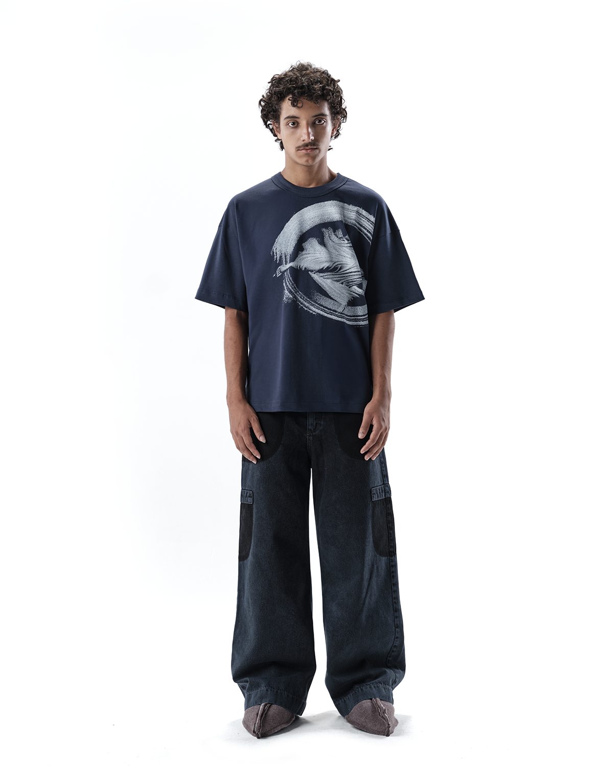 Quadro Creations Entrance Boxy Marinho T-shirt