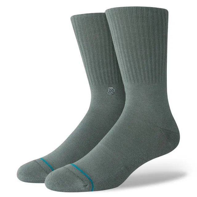 Meia Stance Icon Verde Musgo - Único