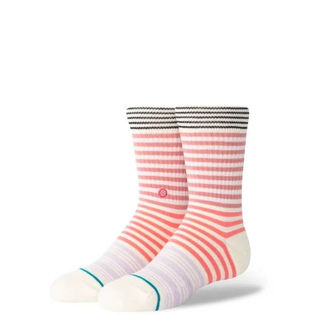 Meia Stance Sunshine Stripe Kids Branca - Único