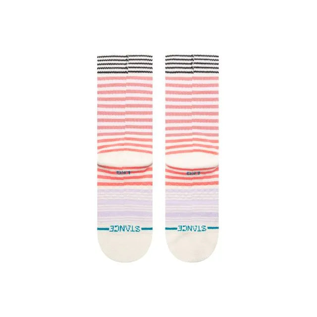 Meia Stance Sunshine Stripe Kids Branca - Único