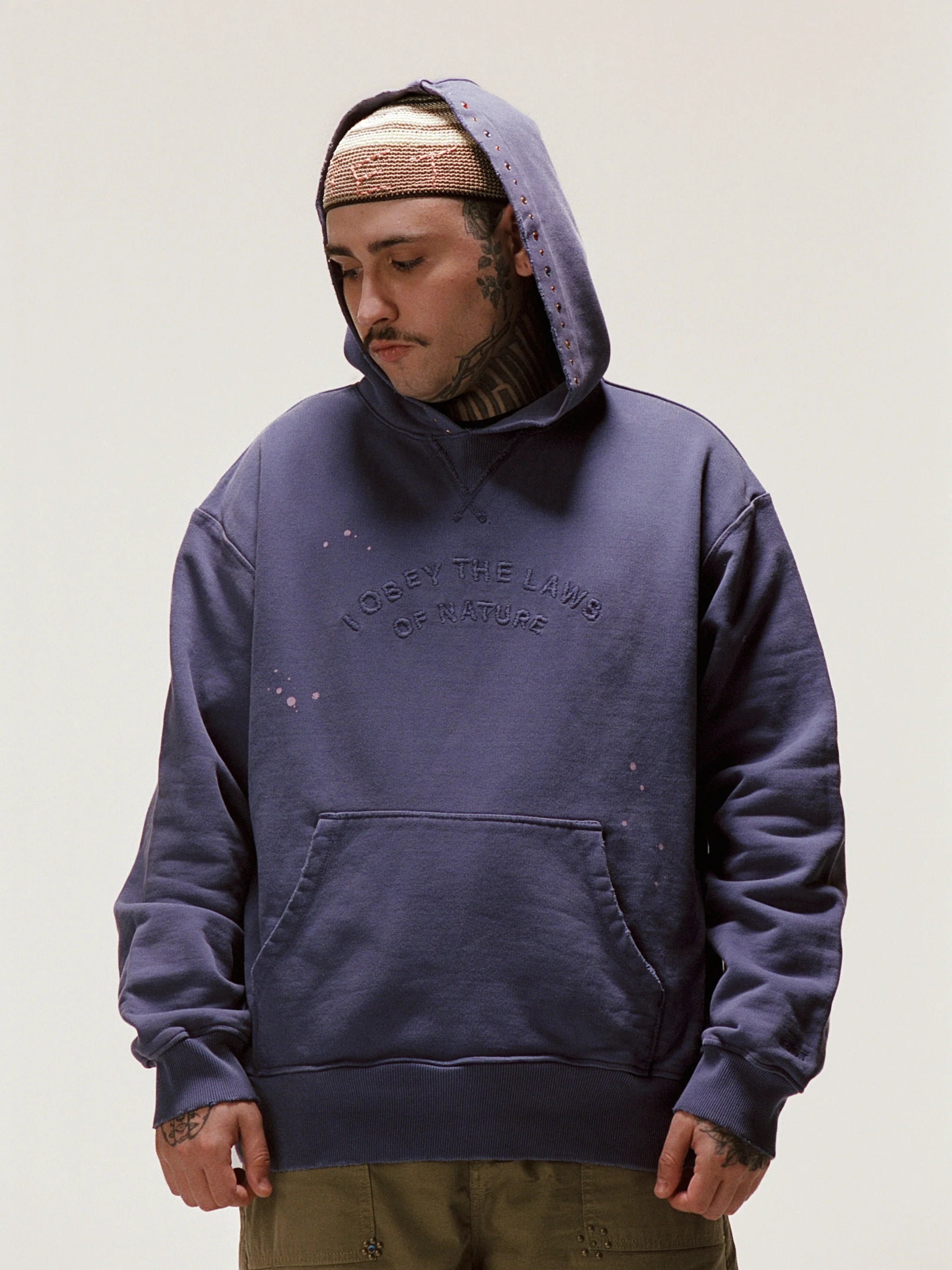 Moletom Piet Gems Faded Hoodie 600GSM "Purple"