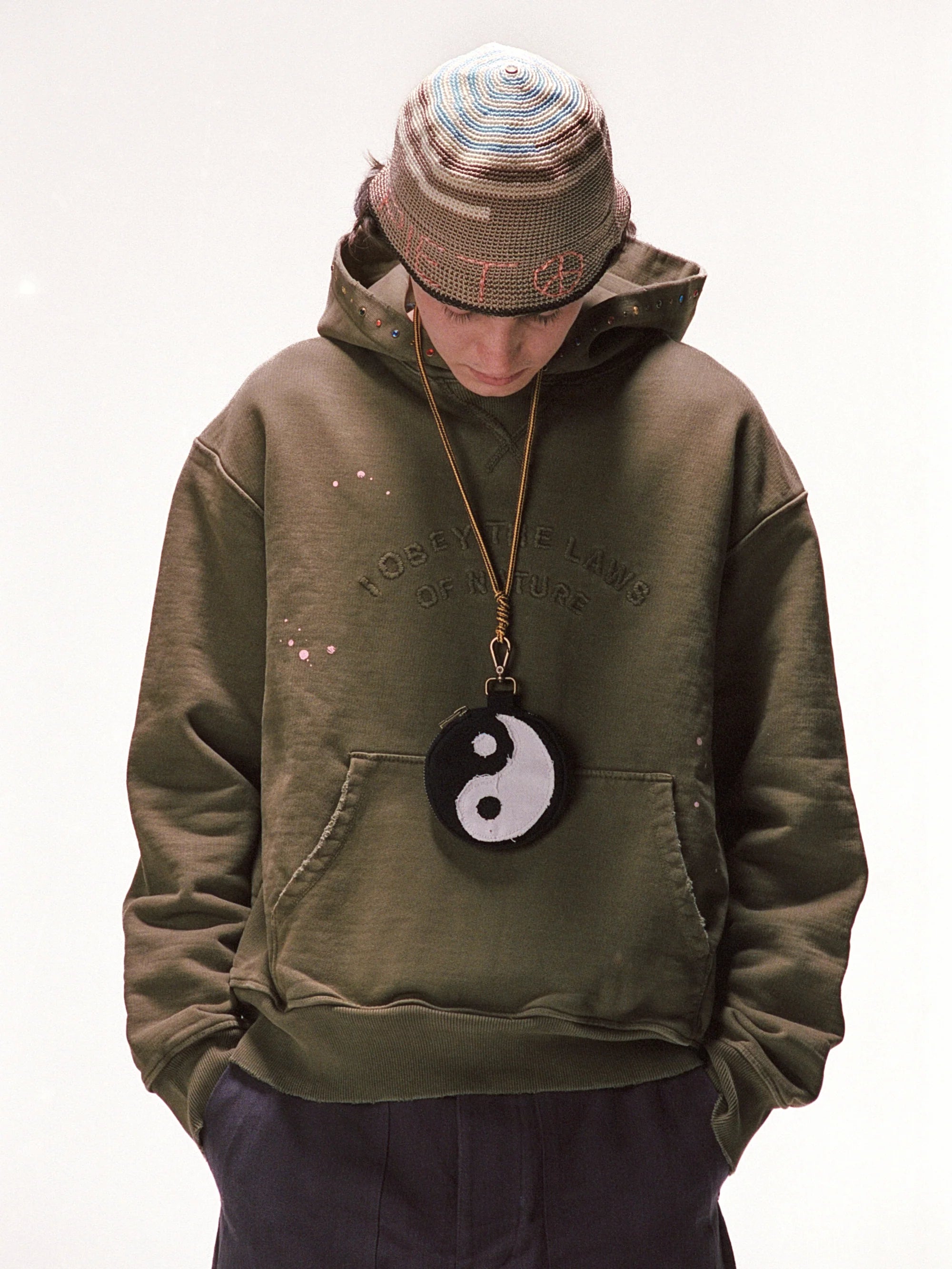 Moletom Piet Gems Faded Hoodie 600GSM "Deep Green"