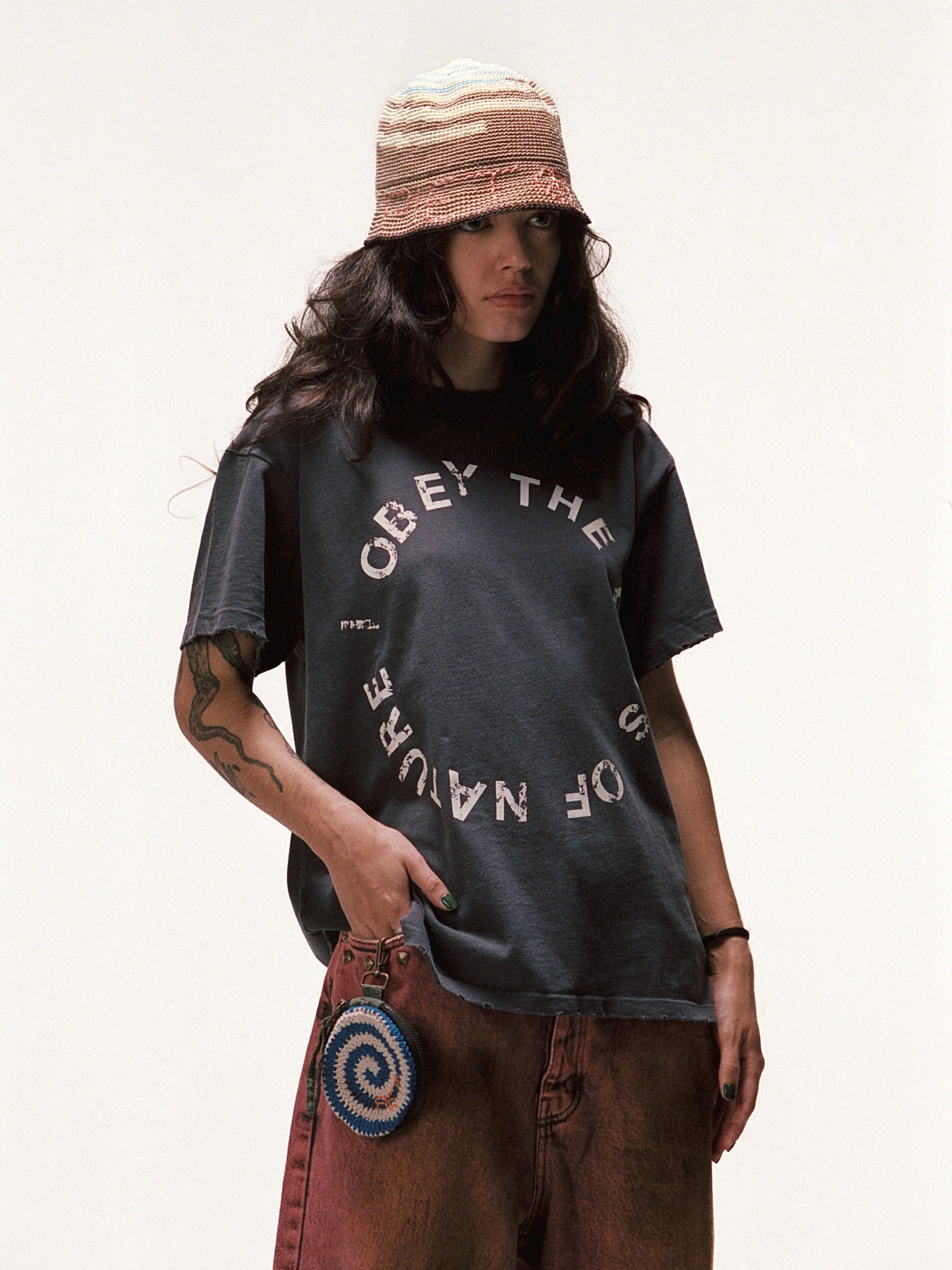 Camiseta Piet I Obey Fitted "Vintage black"