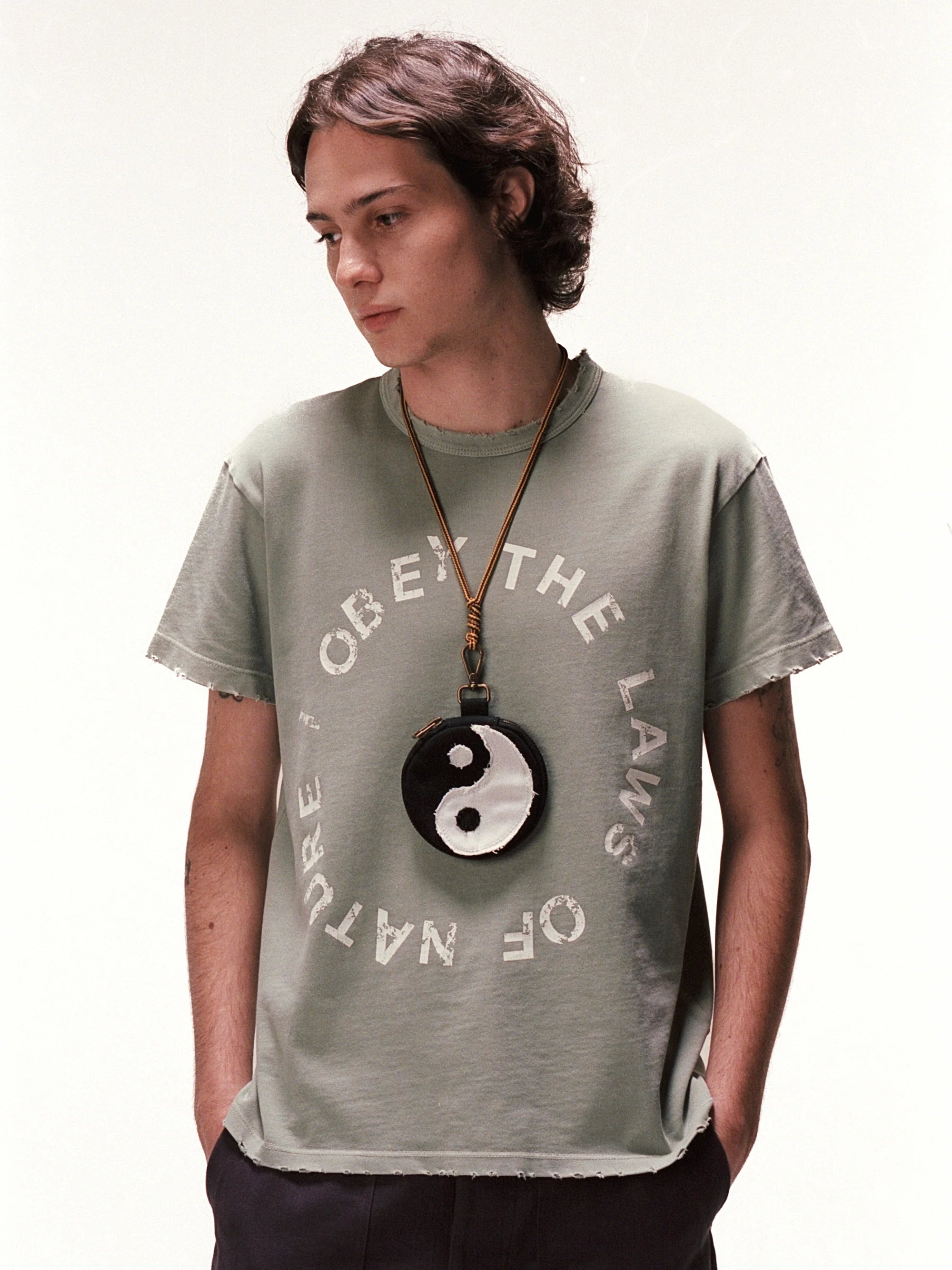 Camiseta Piet I Obey Fitted "Light olive"