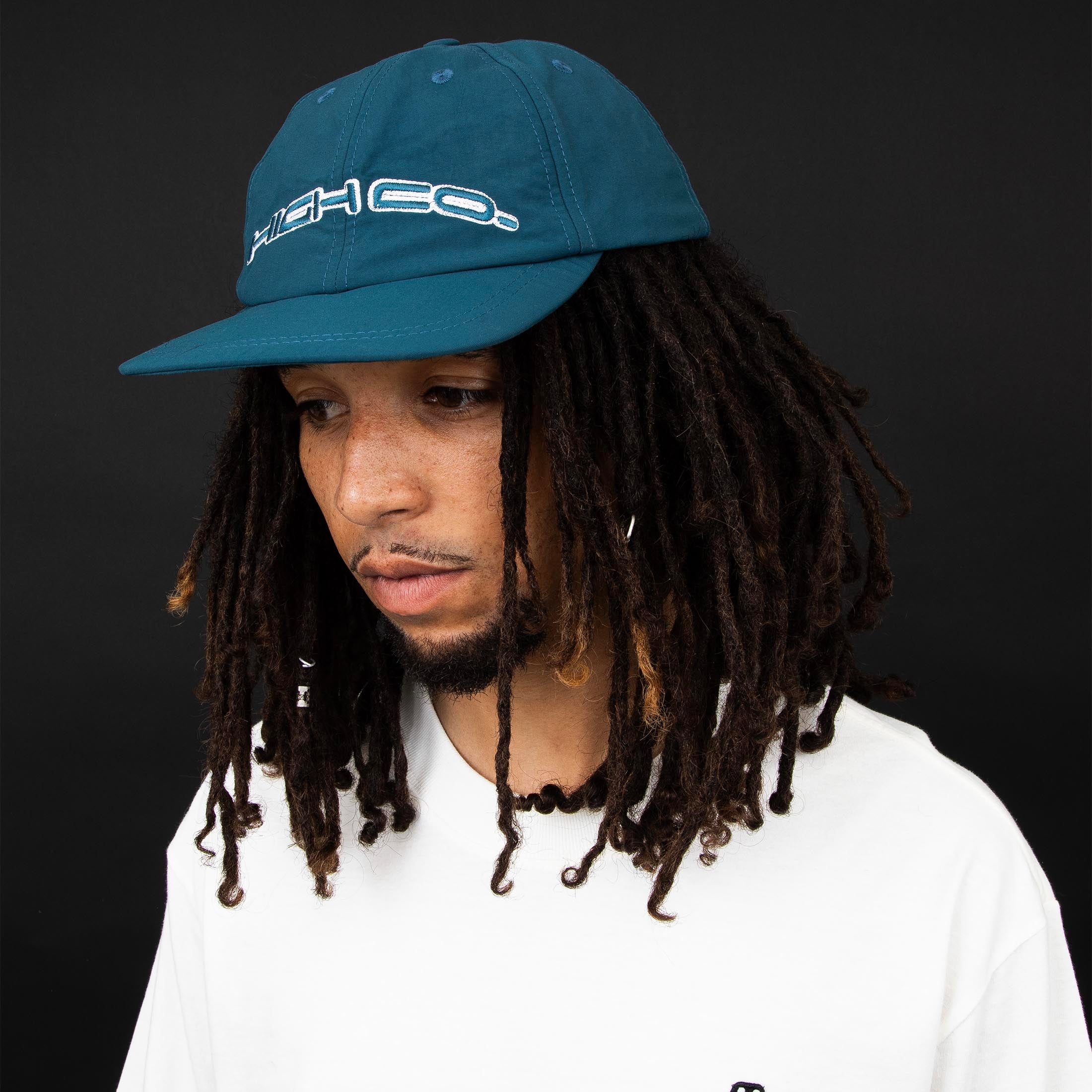 Boné High 6 Panel Motor "Oil Blue"