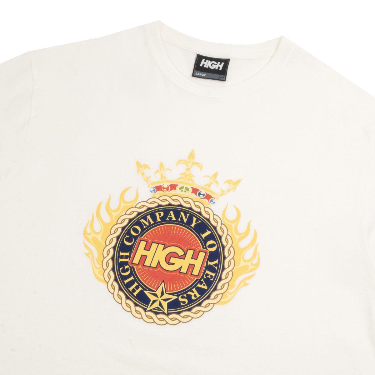 Camiseta High "10 Years Medal" White