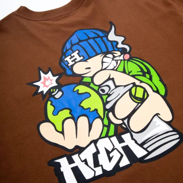 Camiseta High Rebel "Brown"