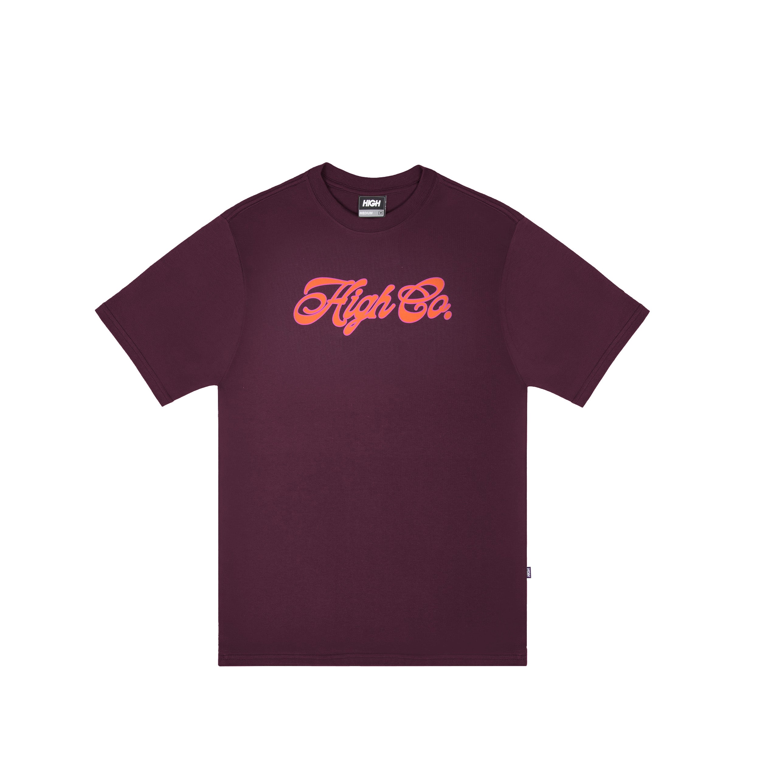 Camiseta High Script "Wine"