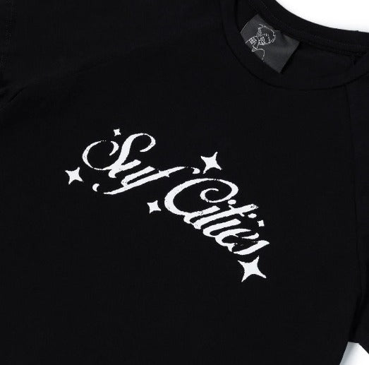 Baby Tee Suf Cuties "Black"