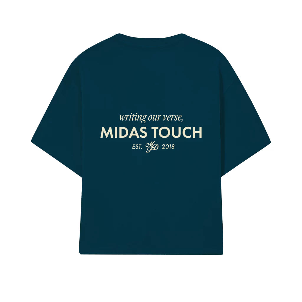 Camiseta Midas Touch Boxy "Navy"