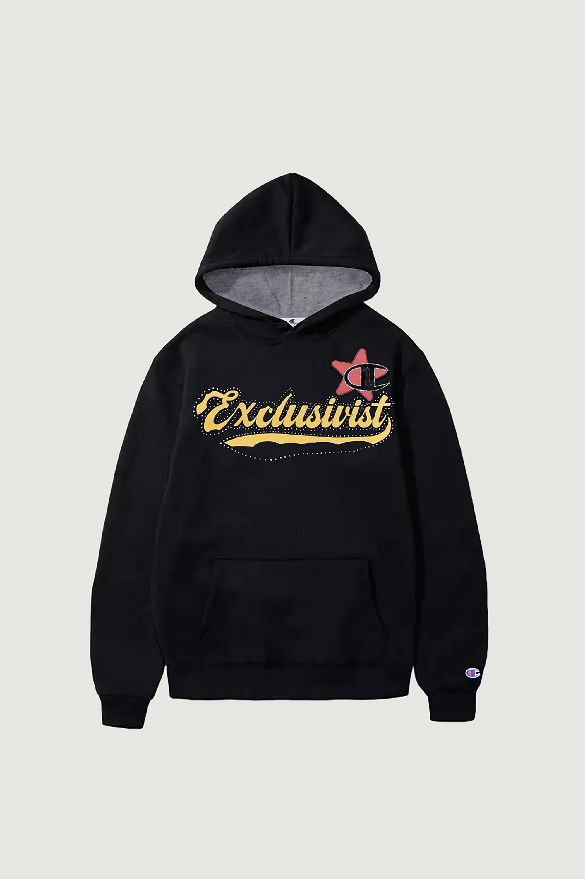 Moletom Exclusivist 1OF1 X Champion Exclusi Star "Black"