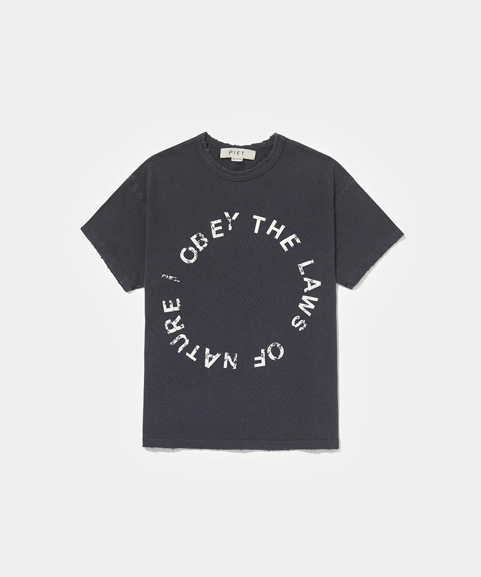 Camiseta Piet I Obey Fitted "Vintage black"