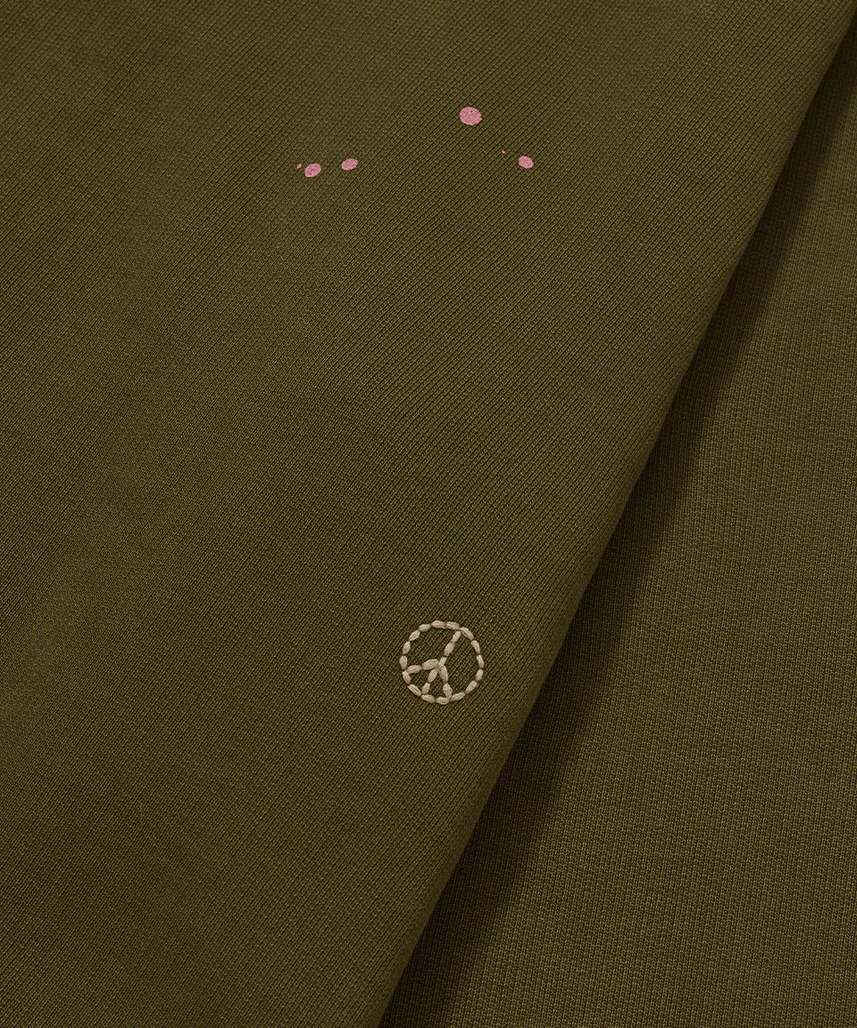 Moletom Piet Gems Faded Hoodie 600GSM "Deep Green"