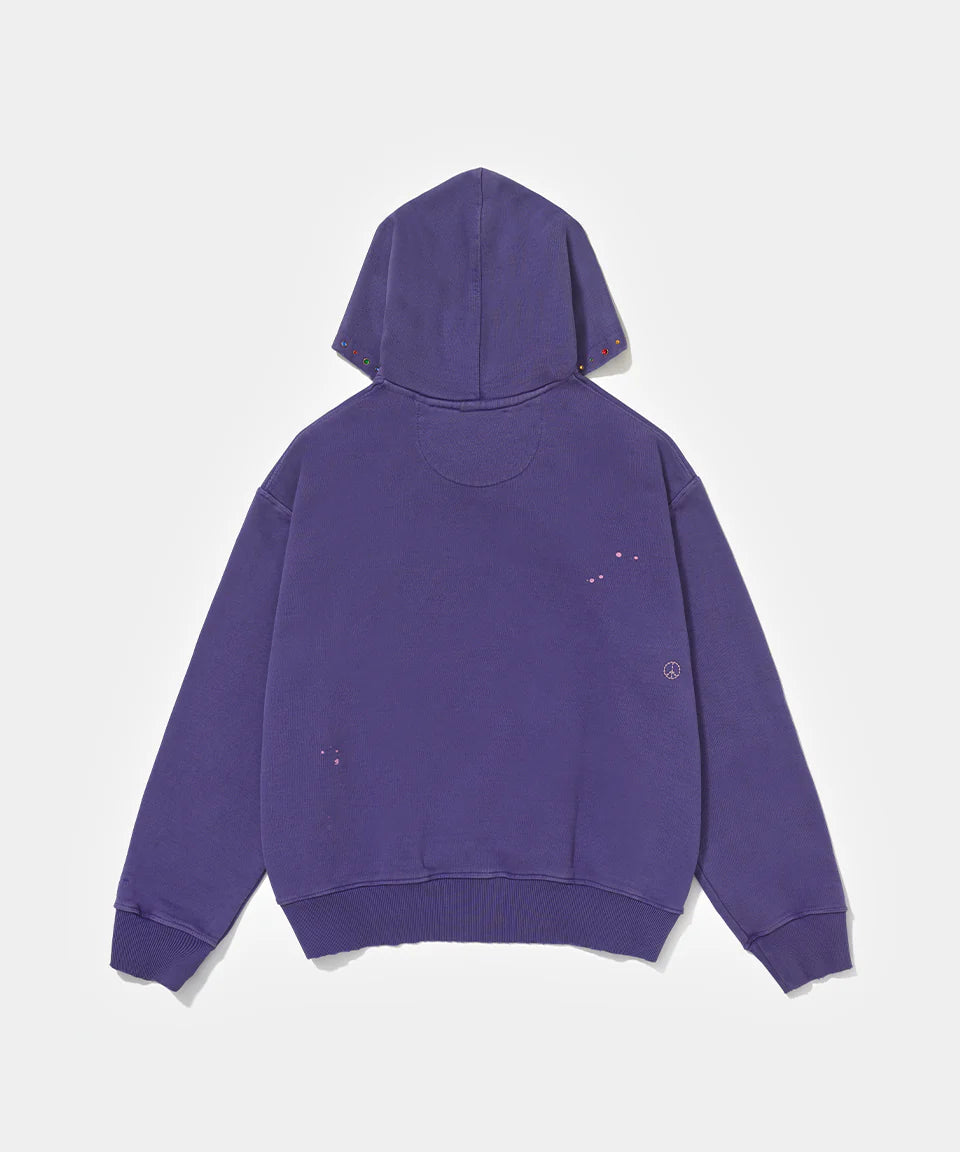 Moletom Piet Gems Faded Hoodie 600GSM "Purple"