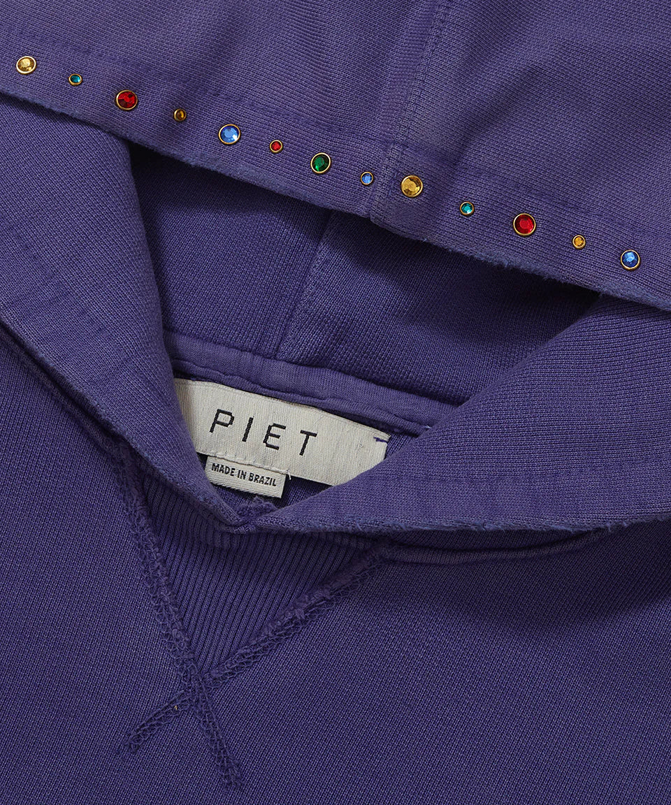 Moletom Piet Gems Faded Hoodie 600GSM "Purple"