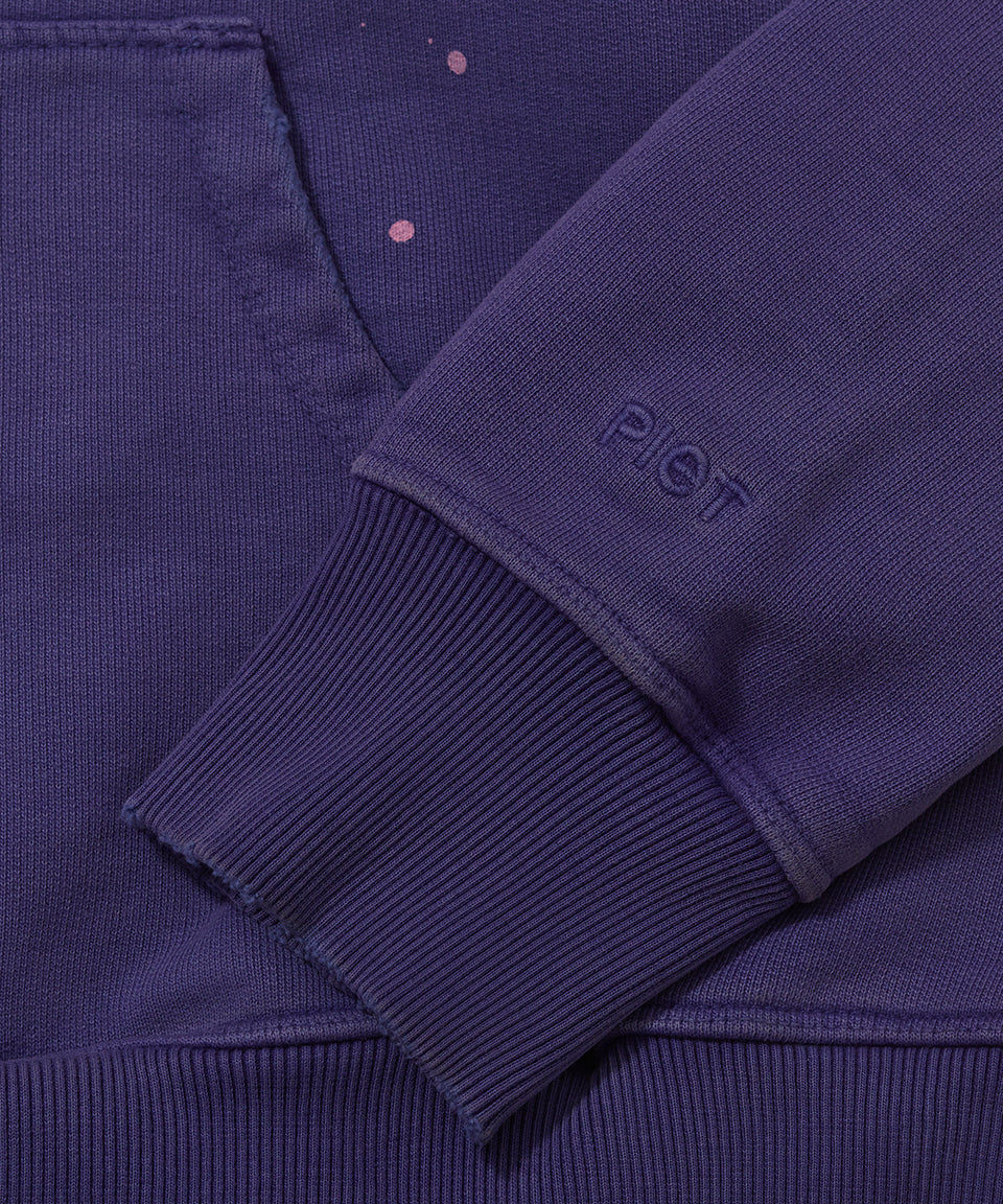 Moletom Piet Gems Faded Hoodie 600GSM "Purple"