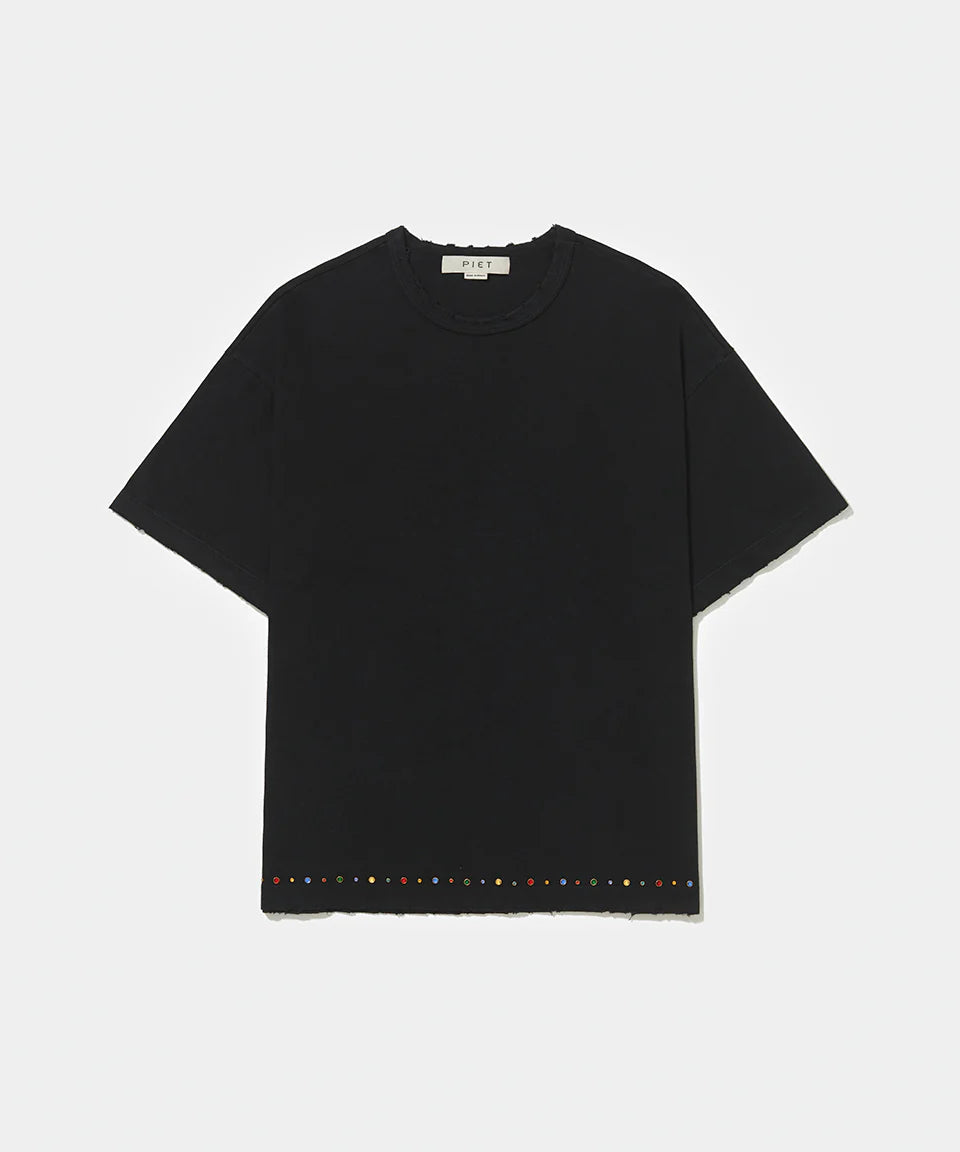 Camiseta Piet Gems Distressed "Black"