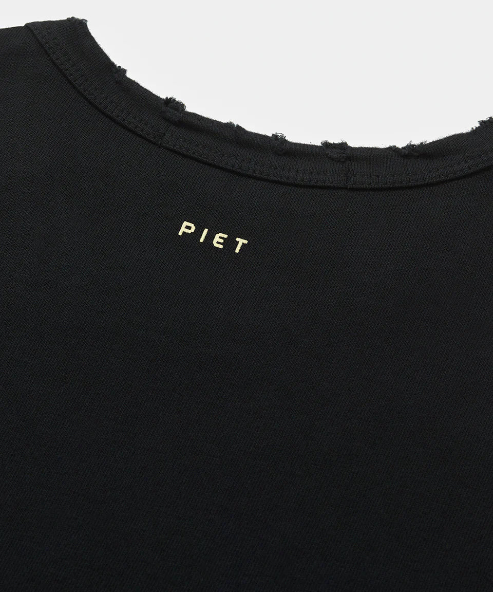 Camiseta Piet Gems Distressed "Black"