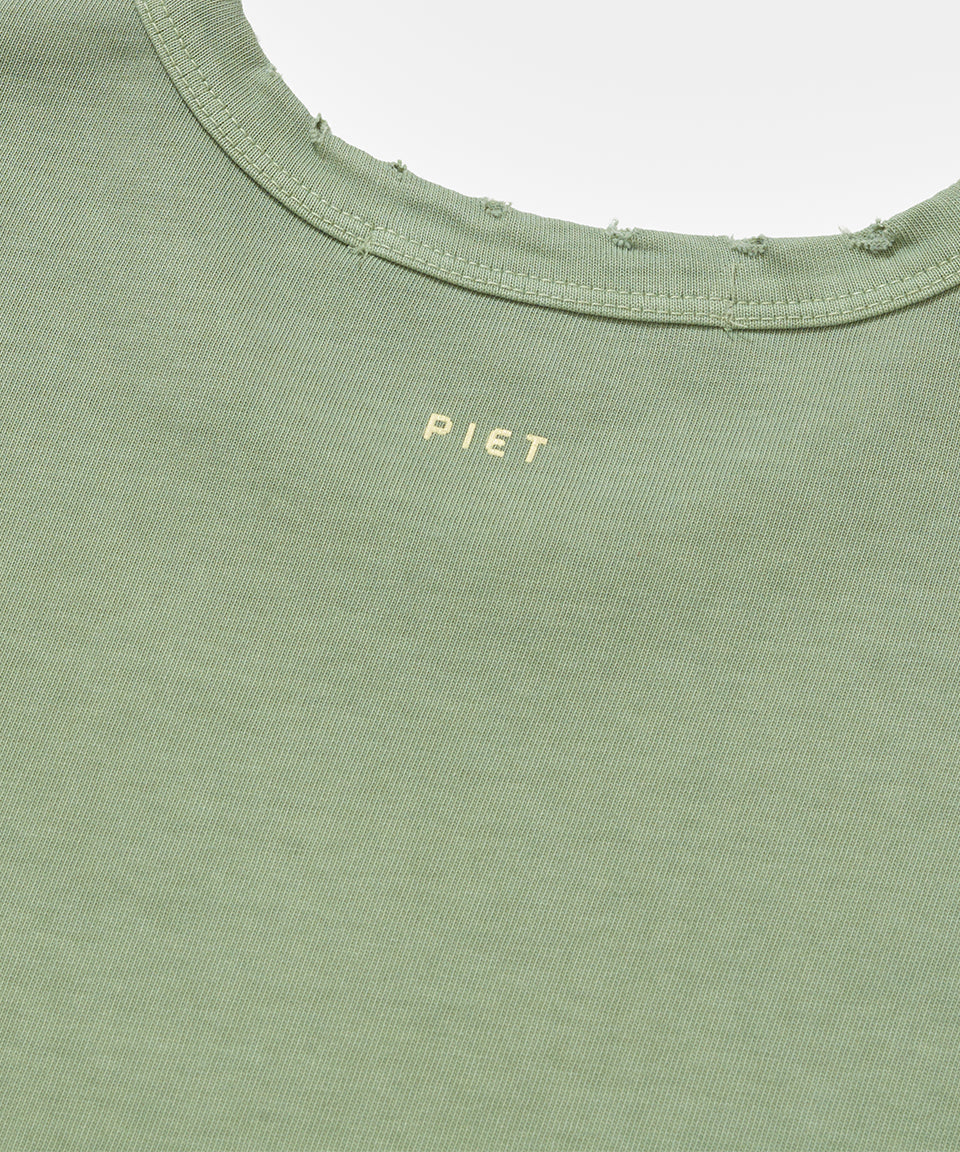 Camiseta Piet Gems Distressed "Olive"