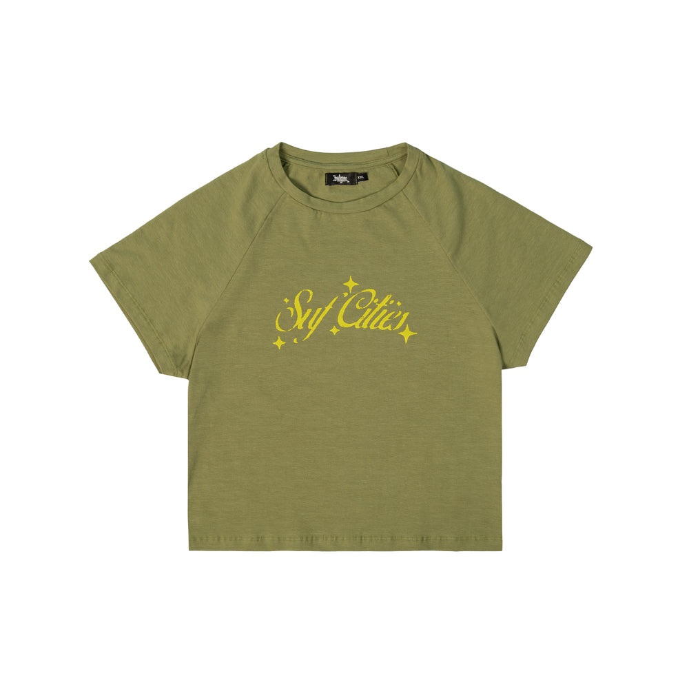 Baby Tee Suf Cuties "Military Green"