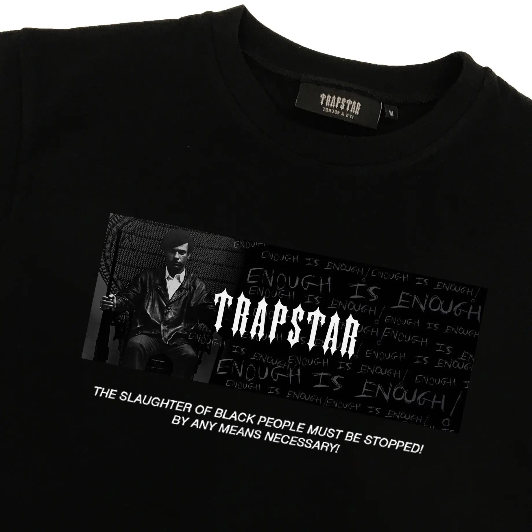 Camiseta Trapstar Enough Is Enough "Black"